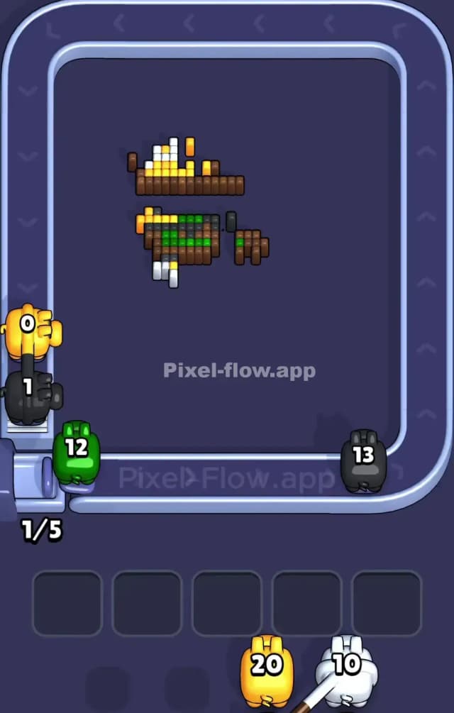 Pixel Flow Level 866 Solution 3