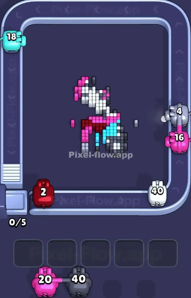 Pixel Flow Level 1472 Solution 3