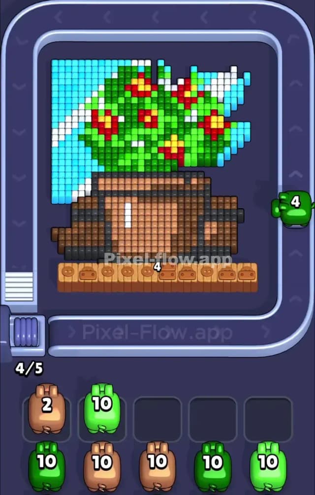 Pixel Flow Level 912 Solution 1