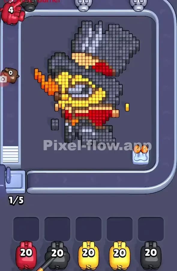 Pixel Flow Level 309 Solution 1