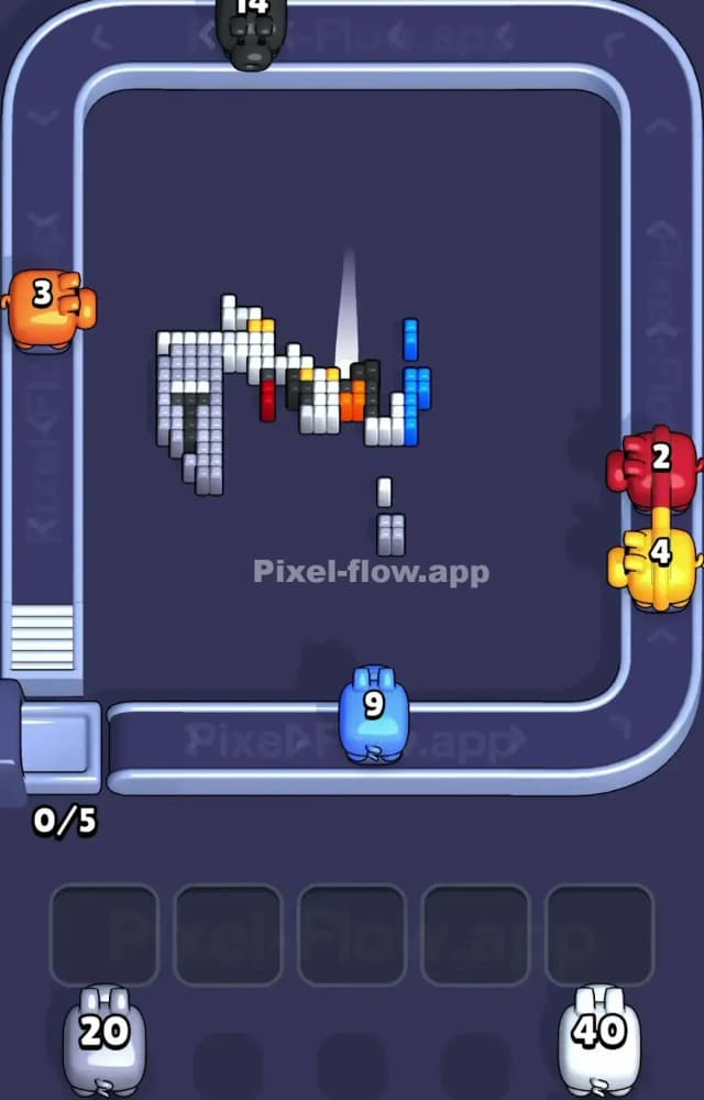 Pixel Flow Level 1124 Solution 3