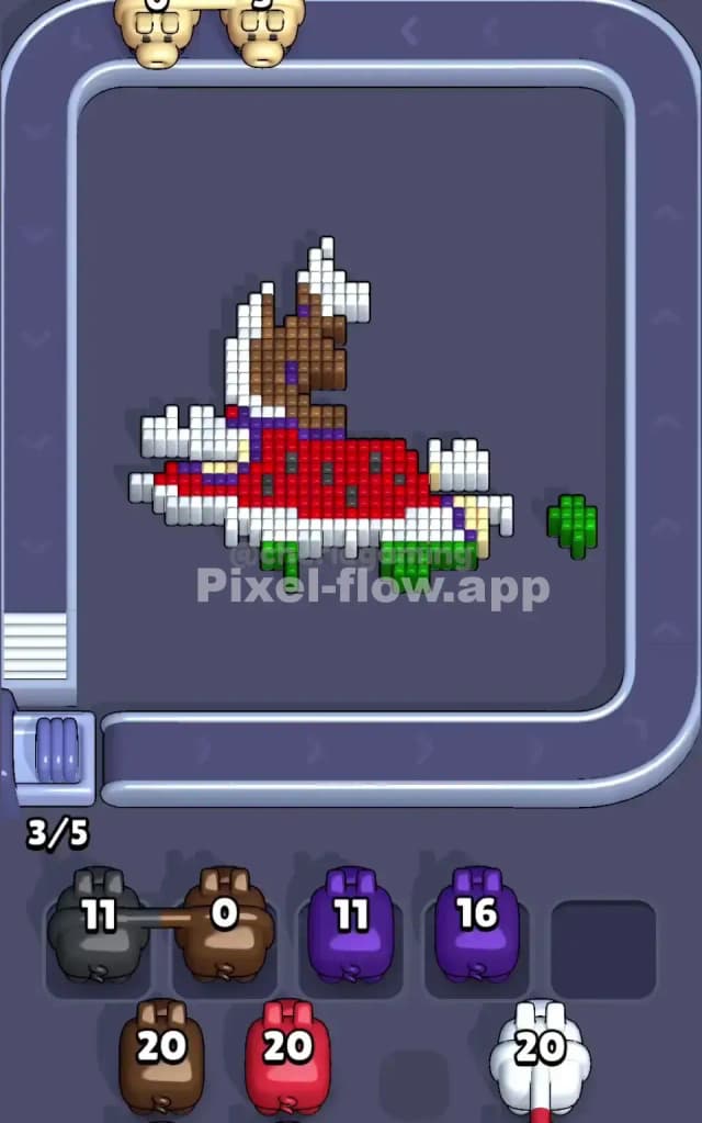 Pixel Flow Level 221 Solution 2