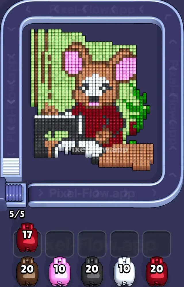 Pixel Flow Level 1182 Solution 1