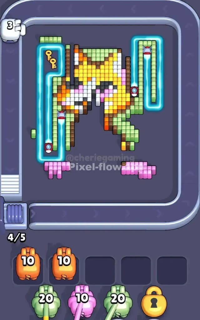 Pixel Flow Level 569 Solution 2