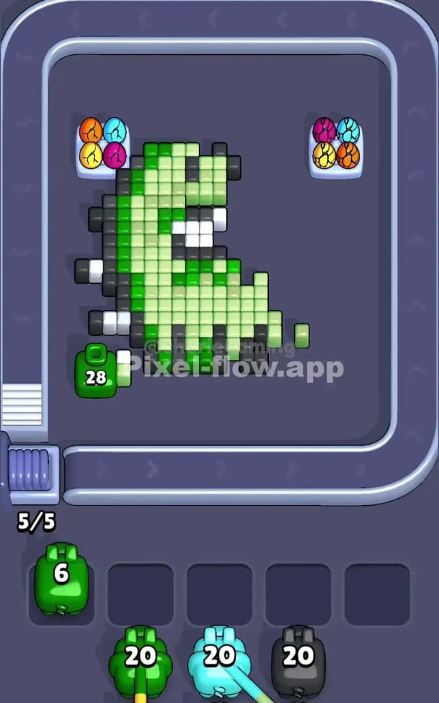 Pixel Flow Level 188 Solution 2