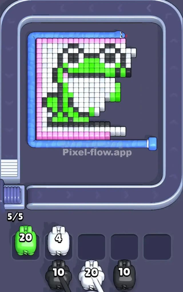 Pixel Flow Level 410 Solution 1