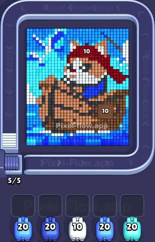 Pixel Flow Level 1341 Gameplay