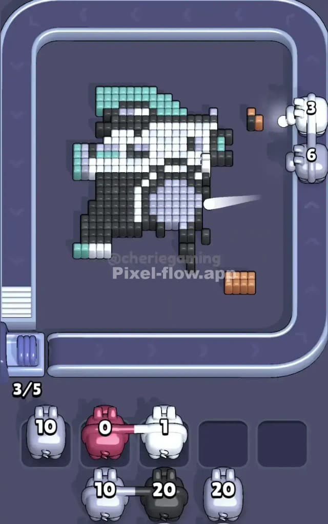 Pixel Flow Level 544 Solution 1