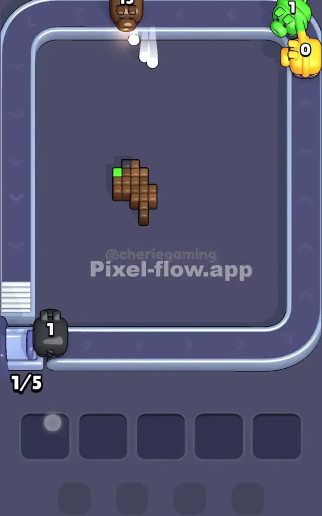 Pixel Flow Level 61 Solution 3