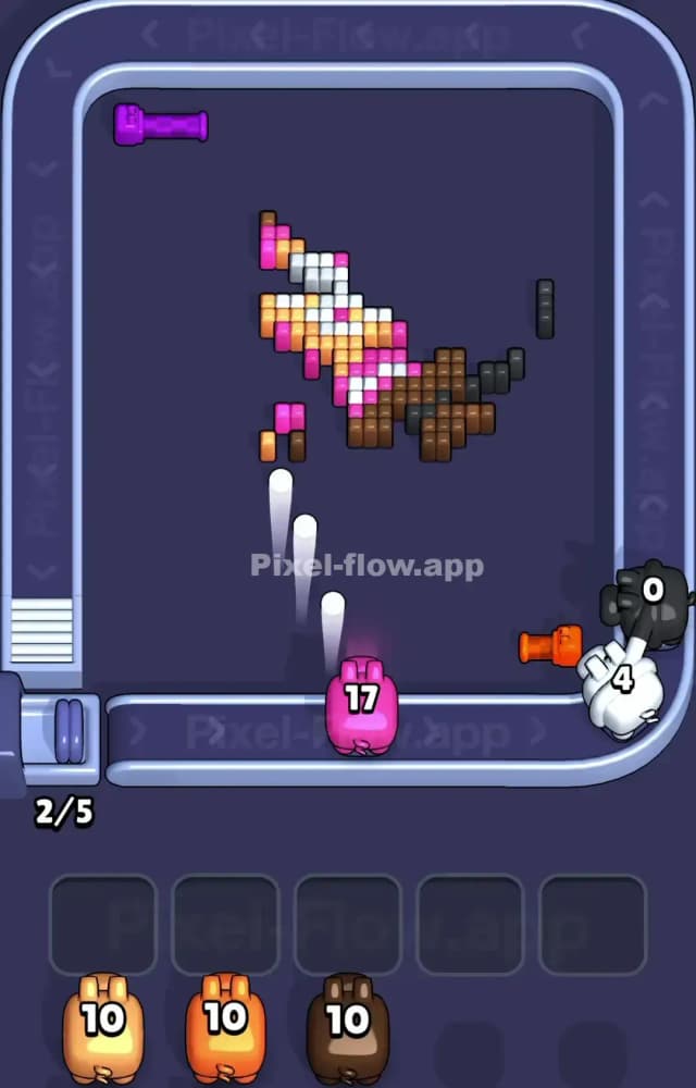 Pixel Flow Level 1282 Solution 3