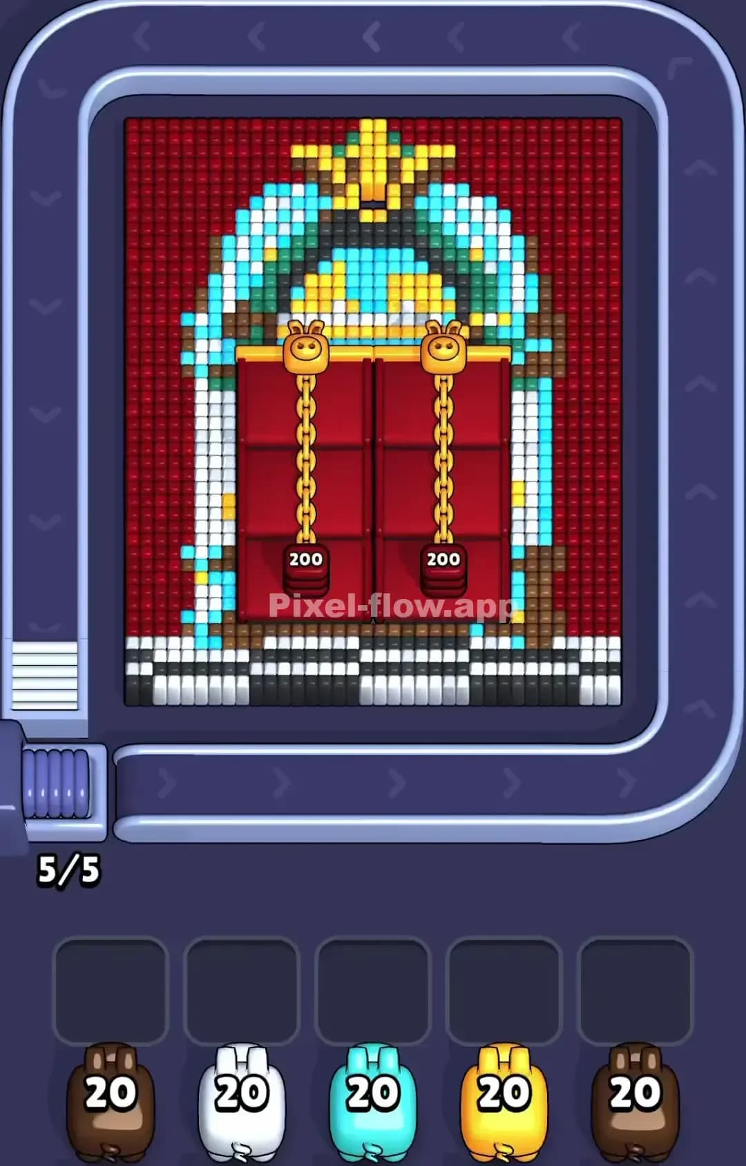 Pixel Flow Level 1180 Screenshot