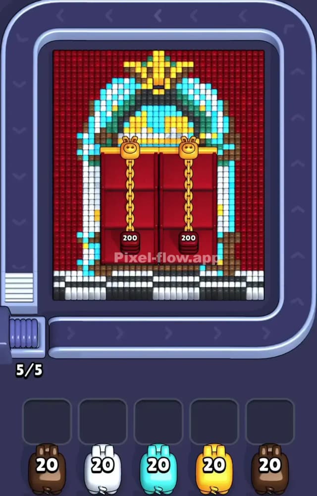 Pixel Flow Level 1180 Gameplay