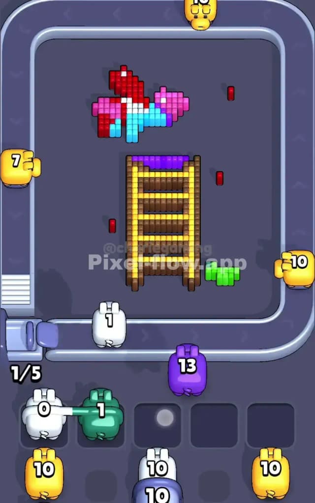 Pixel Flow Level 199 Solution 2