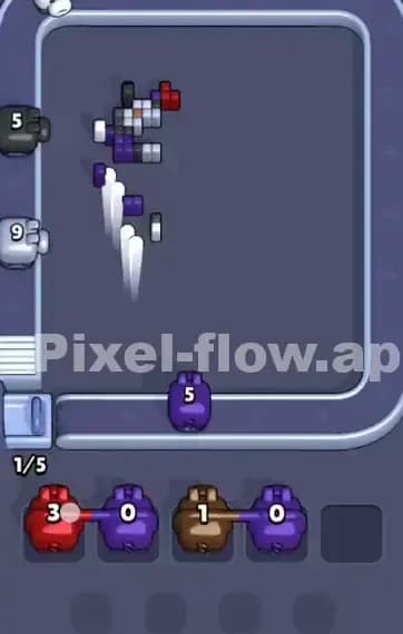 Pixel Flow Level 412 Solution 3