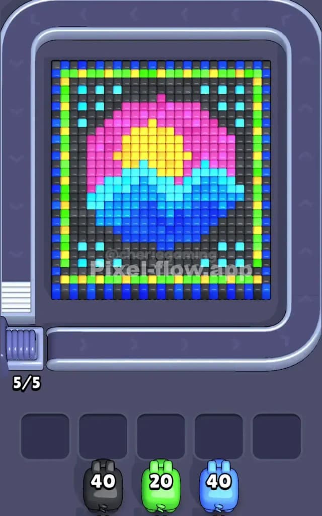 Pixel Flow Level 38 Gameplay