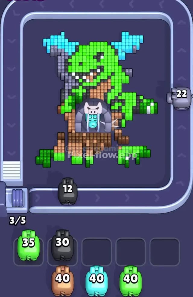 Pixel Flow Level 1711 Solution 2