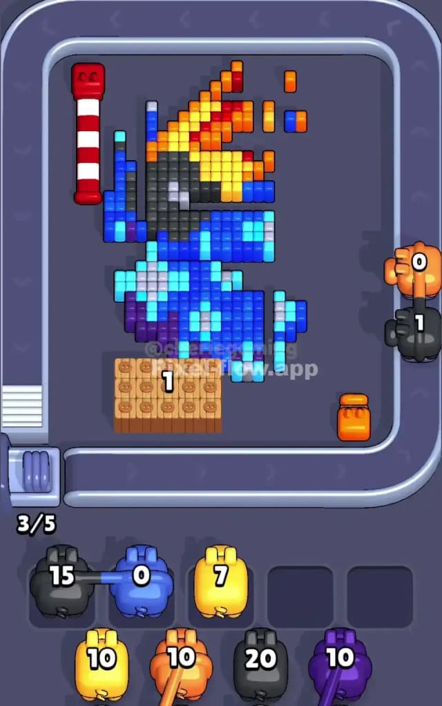 Pixel Flow Level 348 Solution 2