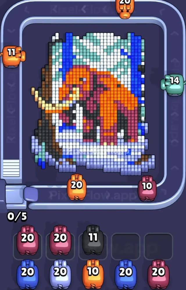 Pixel Flow Level 1303 Solution 1