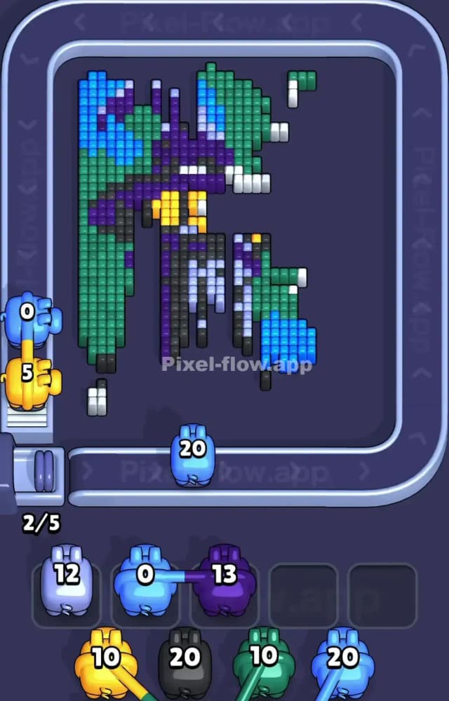 Pixel Flow Level 1583 Solution 2