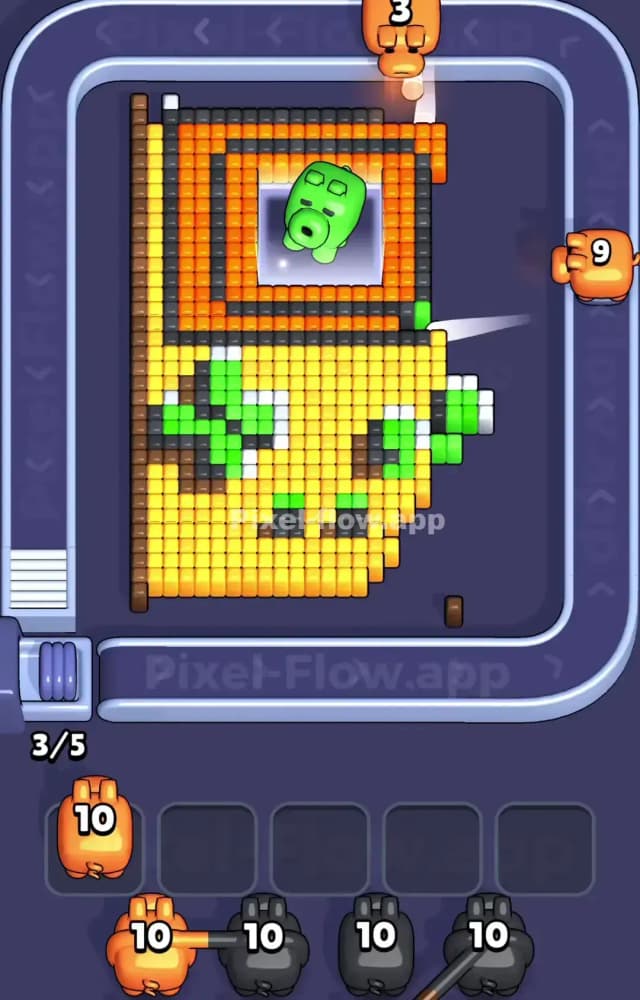 Pixel Flow Level 1092 Solution 2