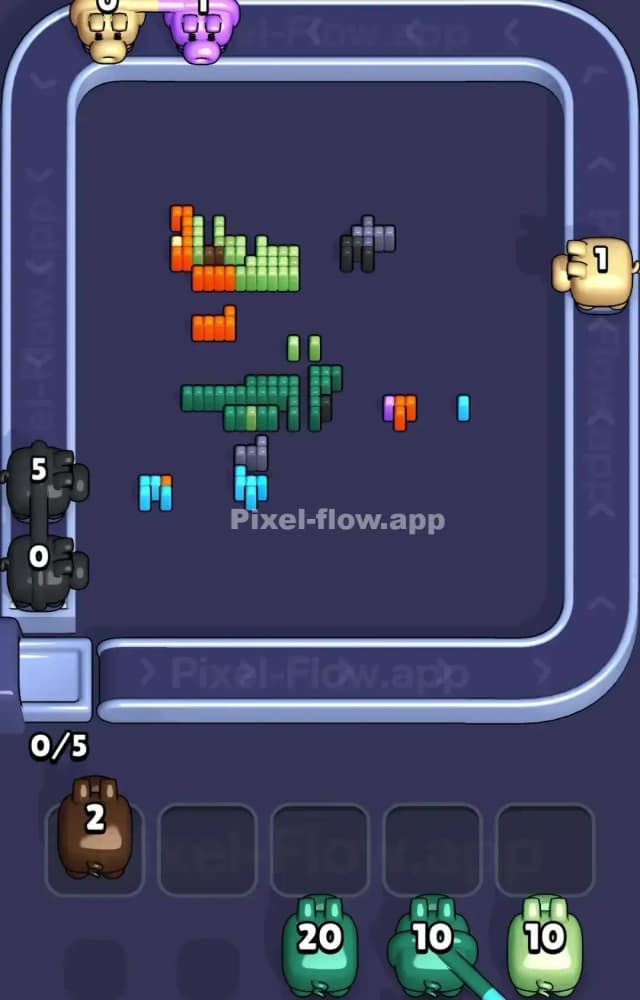 Pixel Flow Level 1346 Solution 3