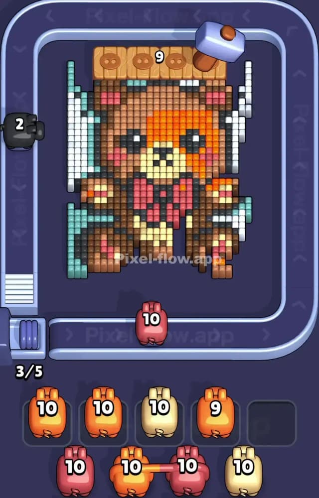 Pixel Flow Level 1160 Solution 1