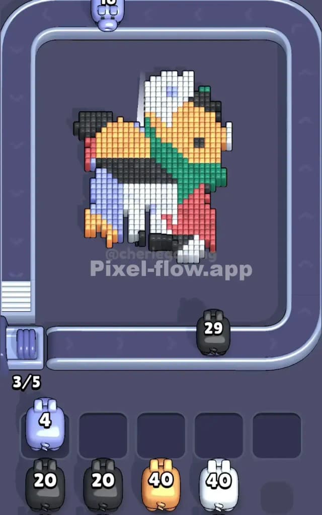 Pixel Flow Level 178 Solution 2