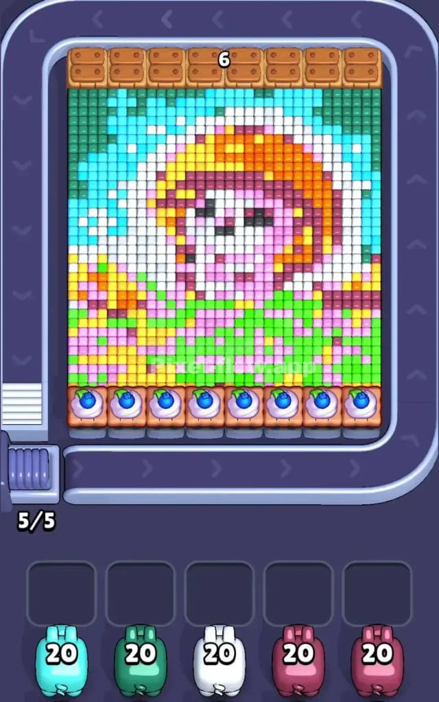 Pixel Flow Level 777 Gameplay