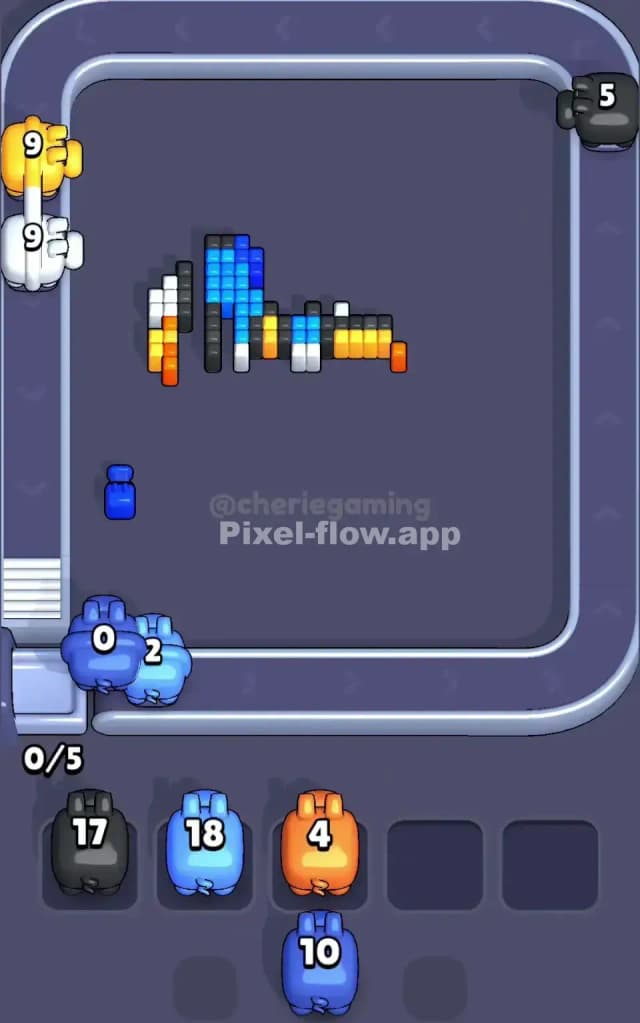 Pixel Flow Level 511 Solution 3