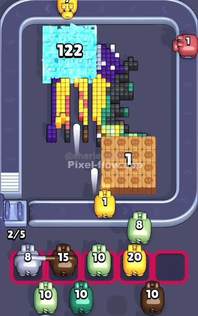 Pixel Flow Level 393 Solution 2