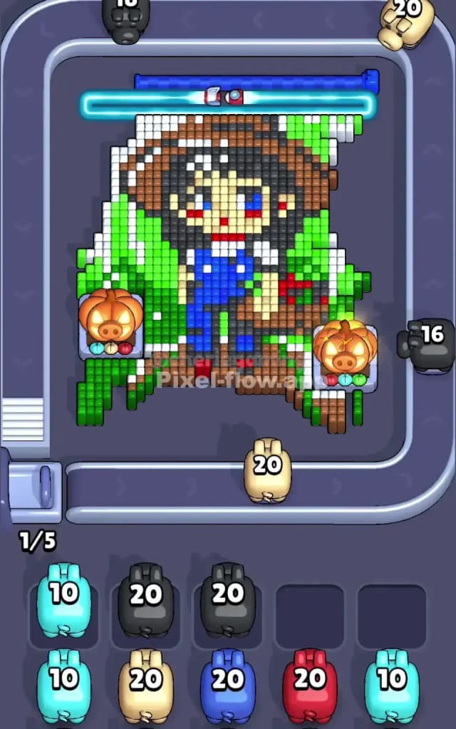 Pixel Flow Level 726 Solution 1