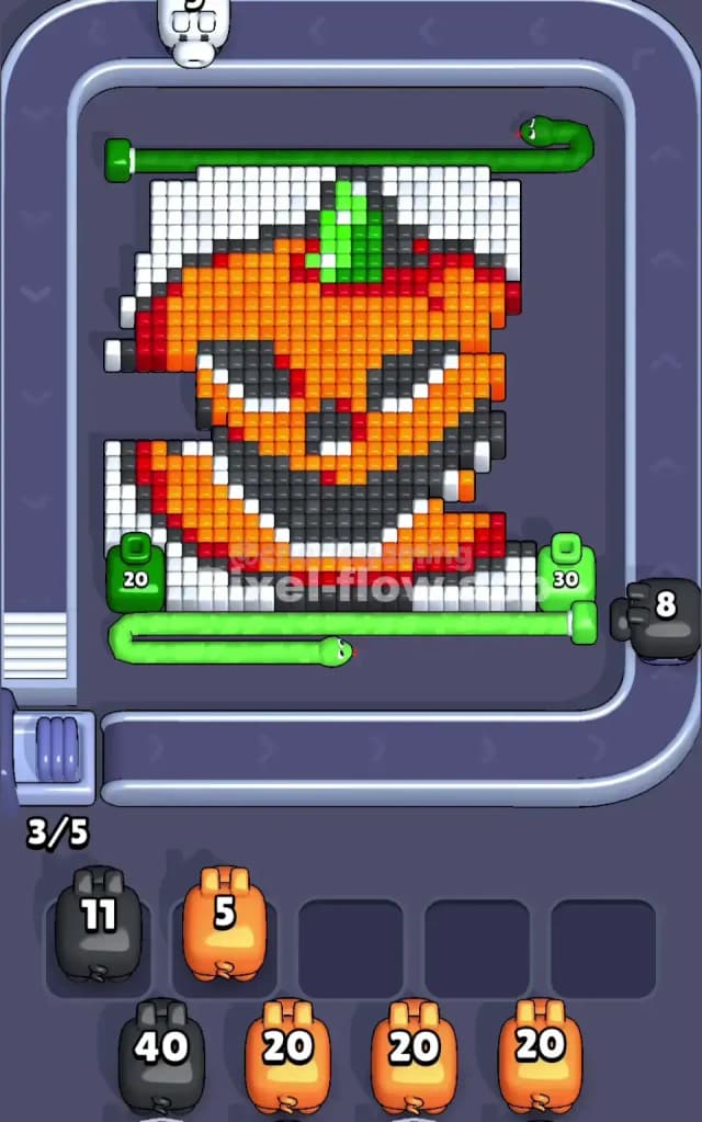 Pixel Flow Level 183 Solution 1