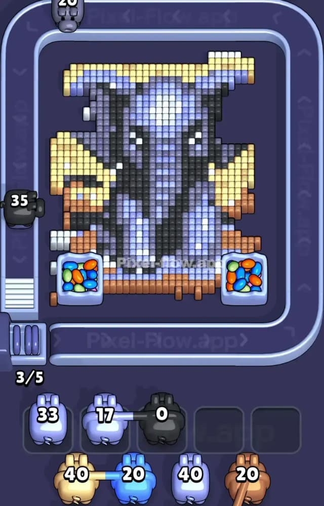 Pixel Flow Level 1286 Solution 1