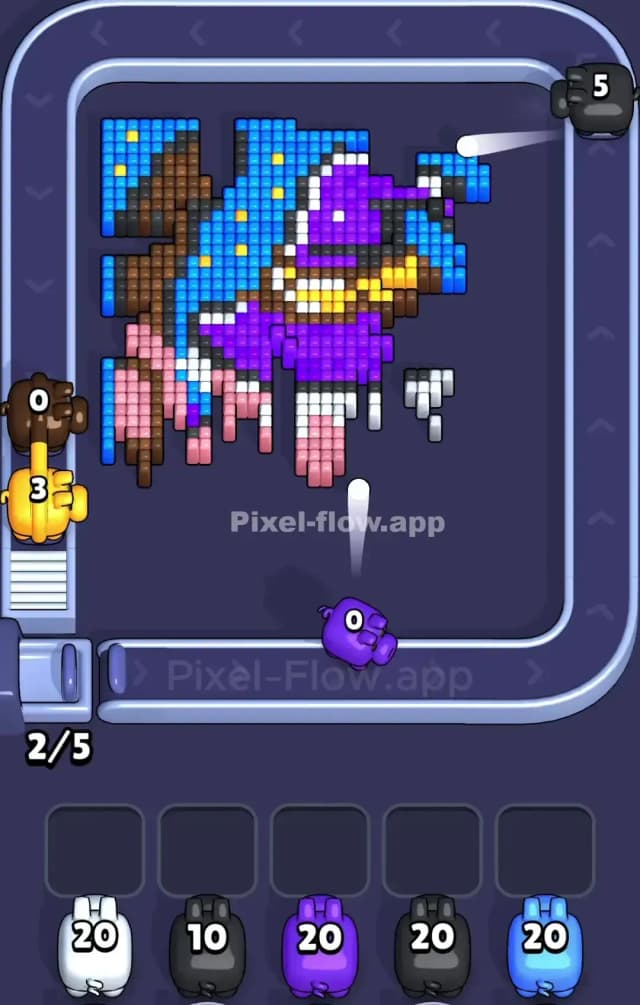 Pixel Flow Level 896 Solution 2