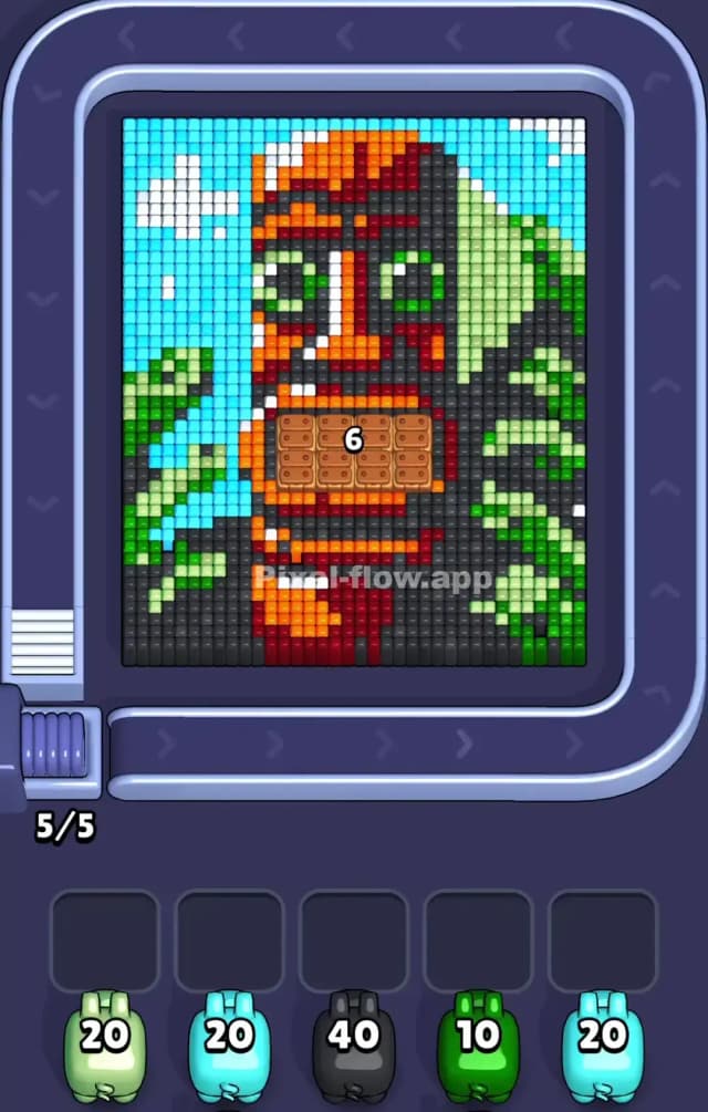 Pixel Flow Level 804 Gameplay