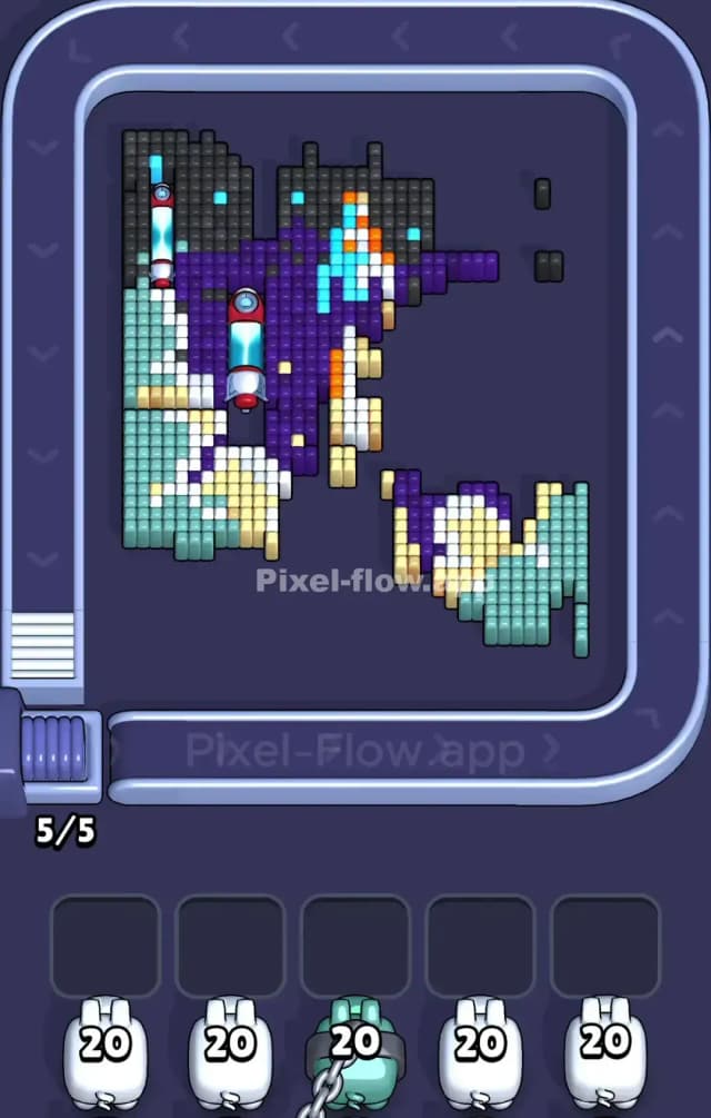Pixel Flow Level 803 Solution 2