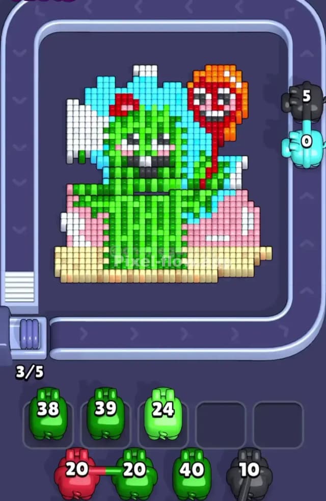 Pixel Flow Level 1787 Solution 1