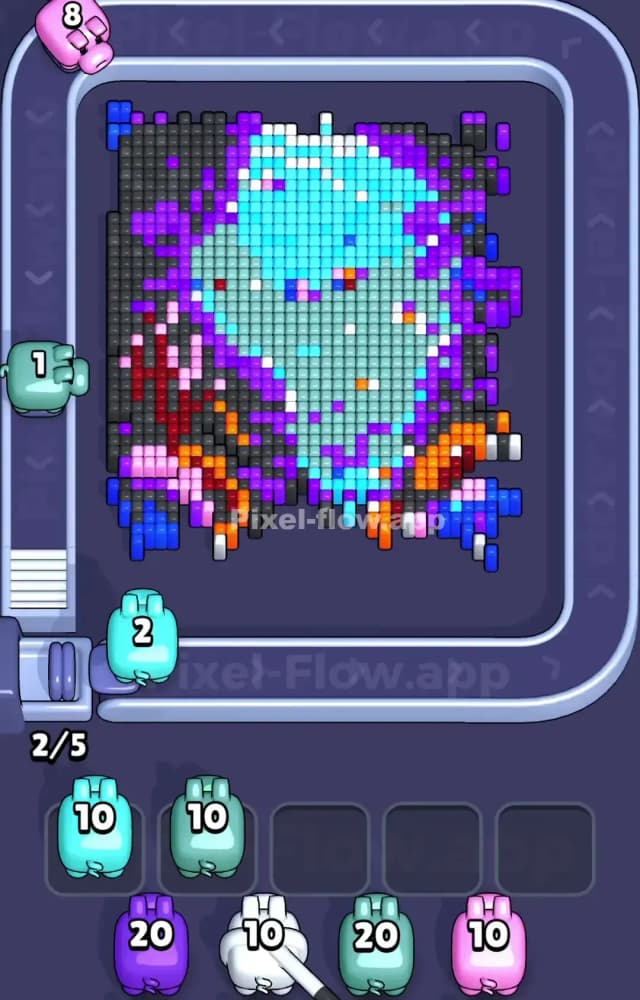 Pixel Flow Level 1048 Solution 1