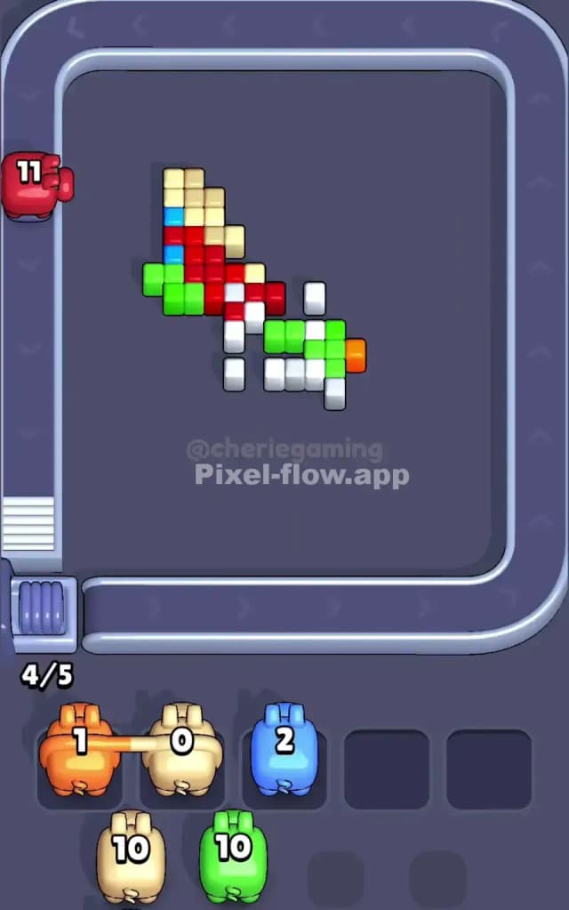 Pixel Flow Level 466 Solution 3