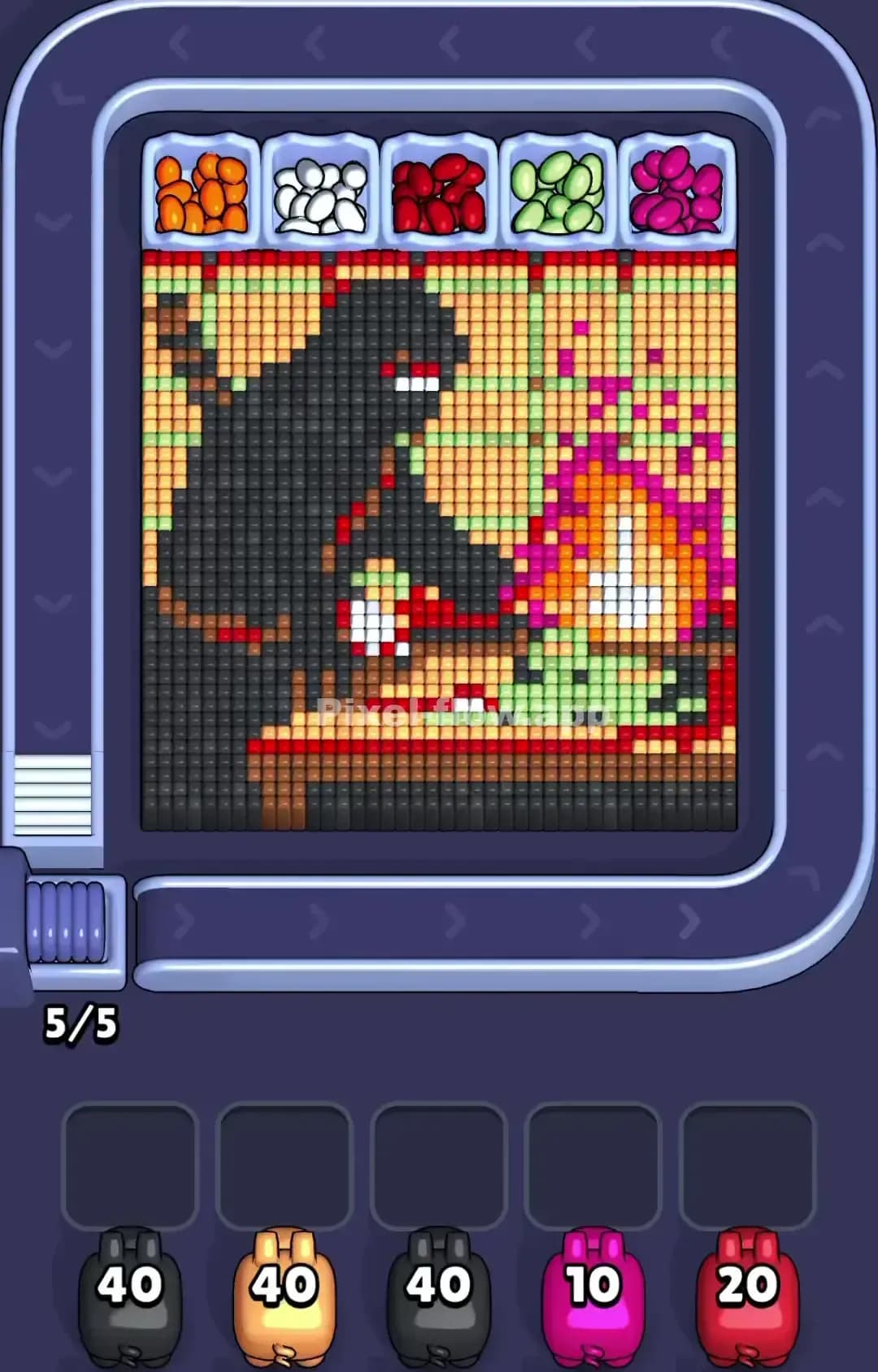 Pixel Flow Level 1296 Screenshot