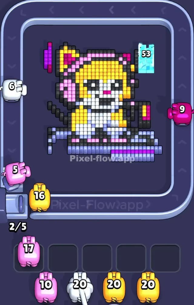 Pixel Flow Level 812 Solution 2