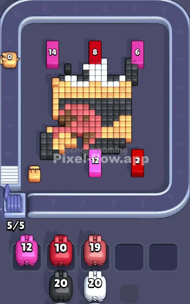 Pixel Flow Level 147 Solution 2