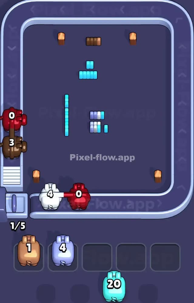 Pixel Flow Level 1090 Solution 3