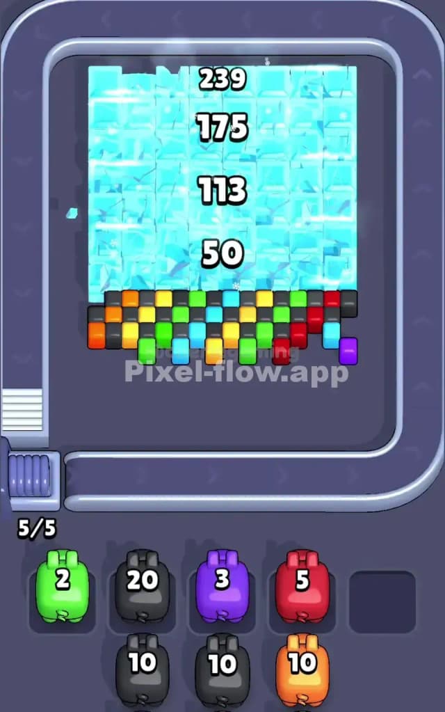 Pixel Flow Level 203 Solution 1