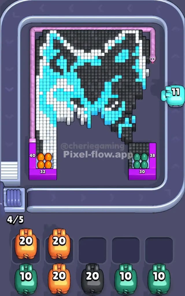 Pixel Flow Level 515 Solution 1