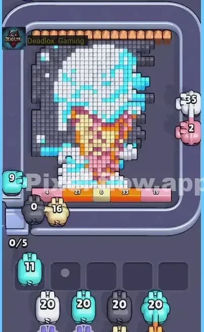 Pixel Flow Level 435 Solution 1