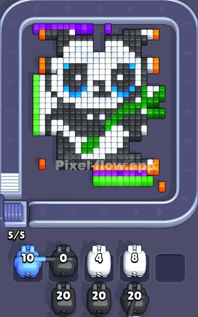 Pixel Flow Level 26 Solution 1