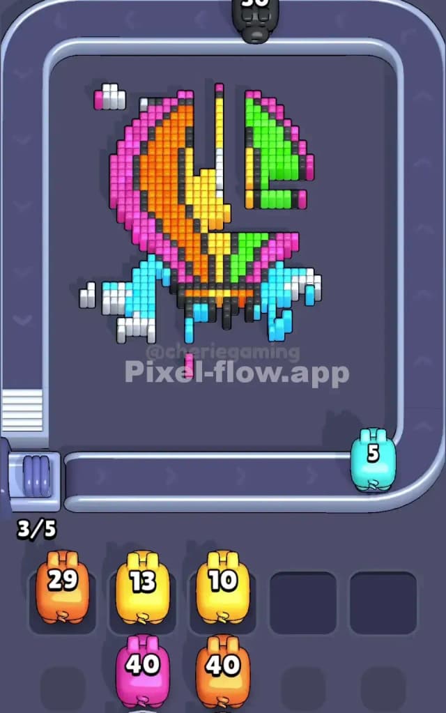 Pixel Flow Level 110 Solution 2