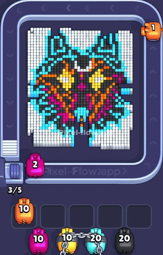 Pixel Flow Level 982 Solution 1