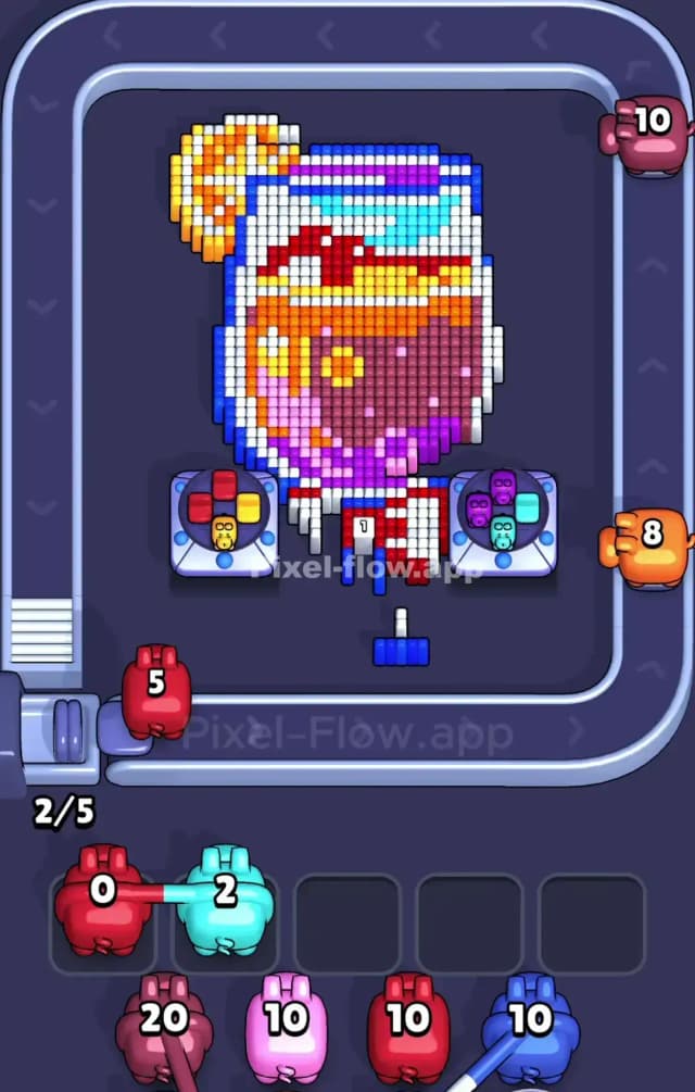 Pixel Flow Level 798 Solution 1